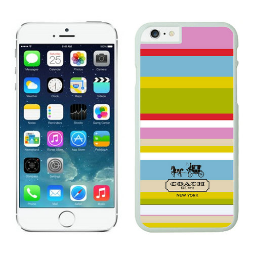 Coach Stripe Multicolor iPhone 6 Cases FAI