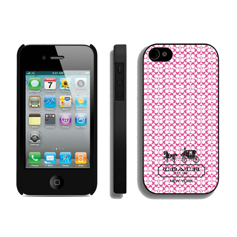 Coach In Confetti Signature Pink iPhone 4 4S Cases AIQ