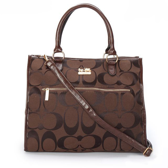 Coach In Signature Large Coffee Totes APF