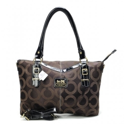 Coach Logo In Signature Large Coffee Totes CBT