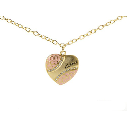 Coach Love Heart Pink Necklaces ALN