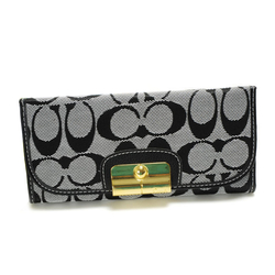 Coach Kristin In Signature Large Grey Wallets DVM