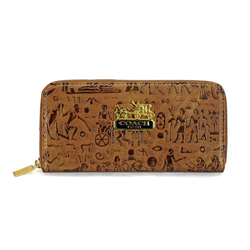 Coach Egyptian Wall Painting Large Brown Wallets EDT
